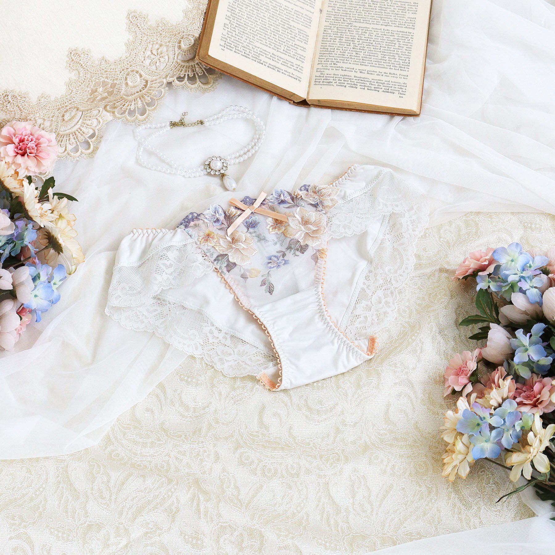 Risa Magli「ジェシー ノーマルショーツ」|インナー|オレンジ(065)