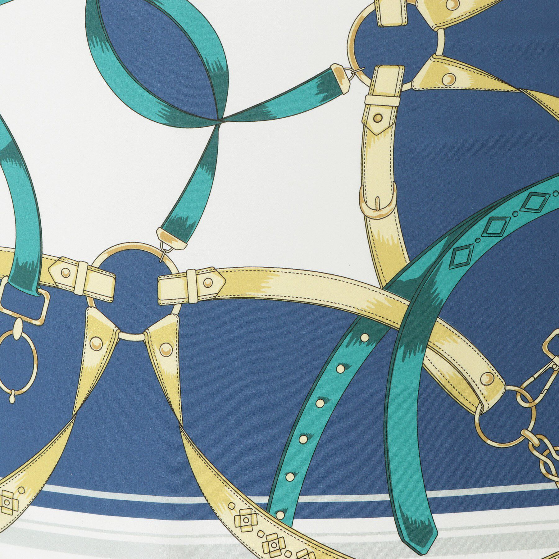 ITS&rsquo;DEMO「70幅ベルト柄スカーフ」|バンダナ・スカーフ|