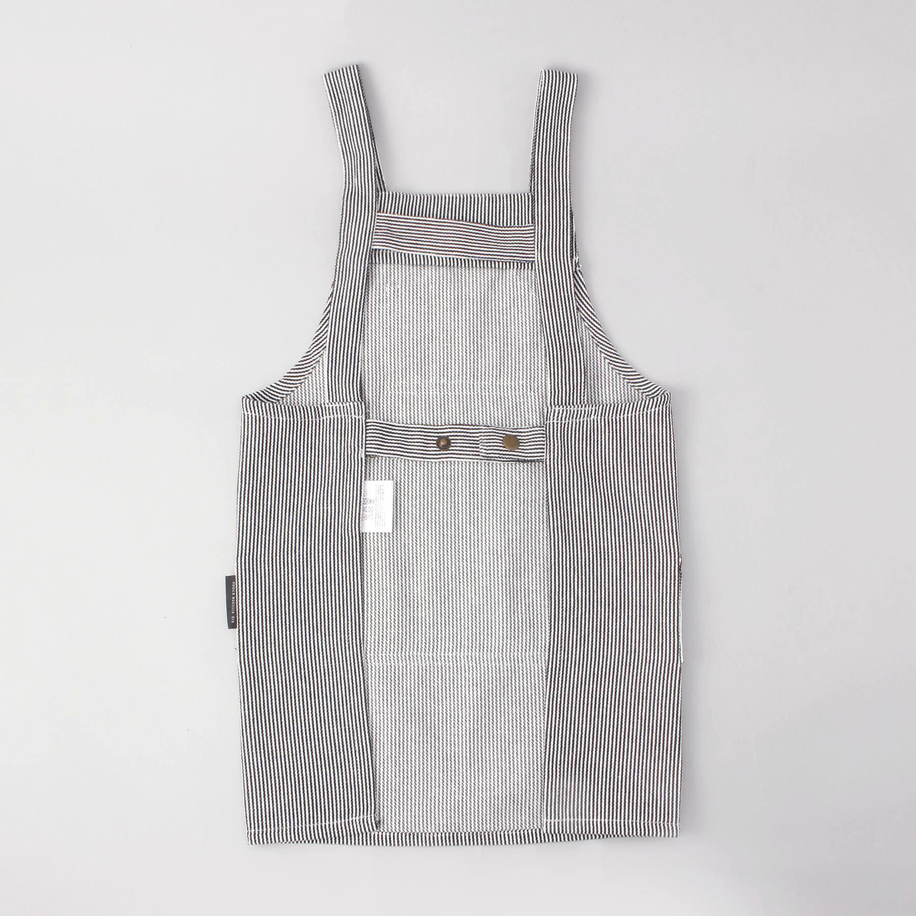212 KITCHEN STORE「ヒッコリーストライプエプロン キッズ BK ＜212Kオリジナル＞」|食器・キッチングッズ|