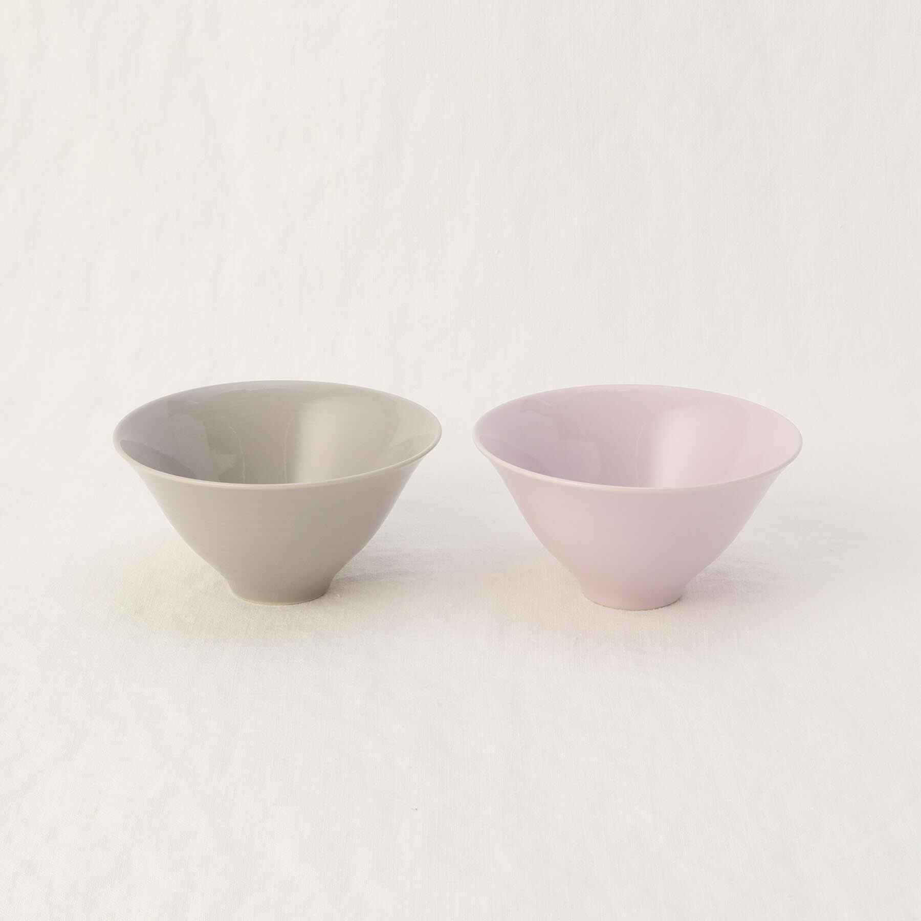 212 KITCHEN STORE「お茶碗セット グレー＆ピンク」|食器・キッチングッズ|