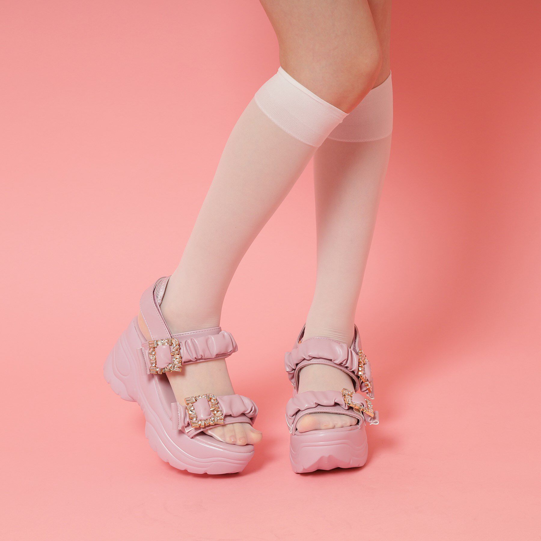 csT&P「厚底バックルサンダル」|サンダル|