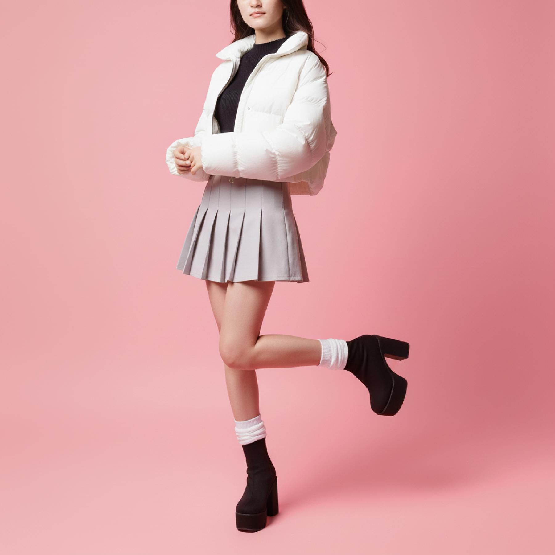 csT&P「厚底シンプルブーツ」|ショートブーツ|