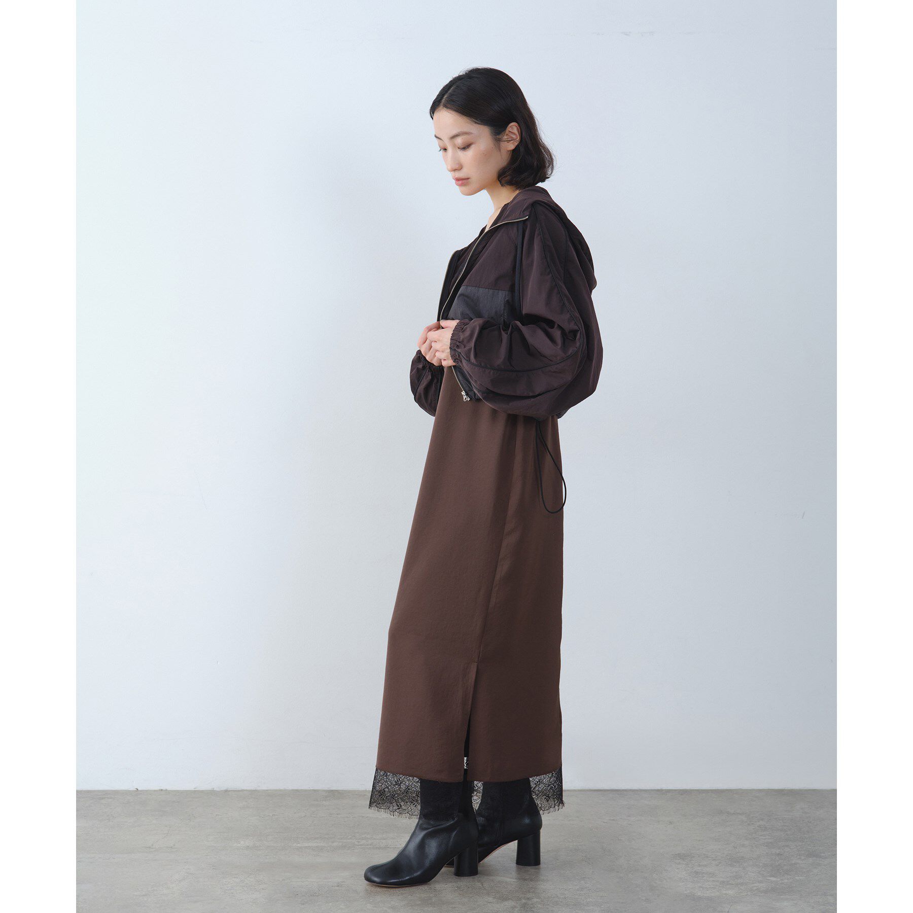 CODE A「vintage like lace dress」|ワンピース|