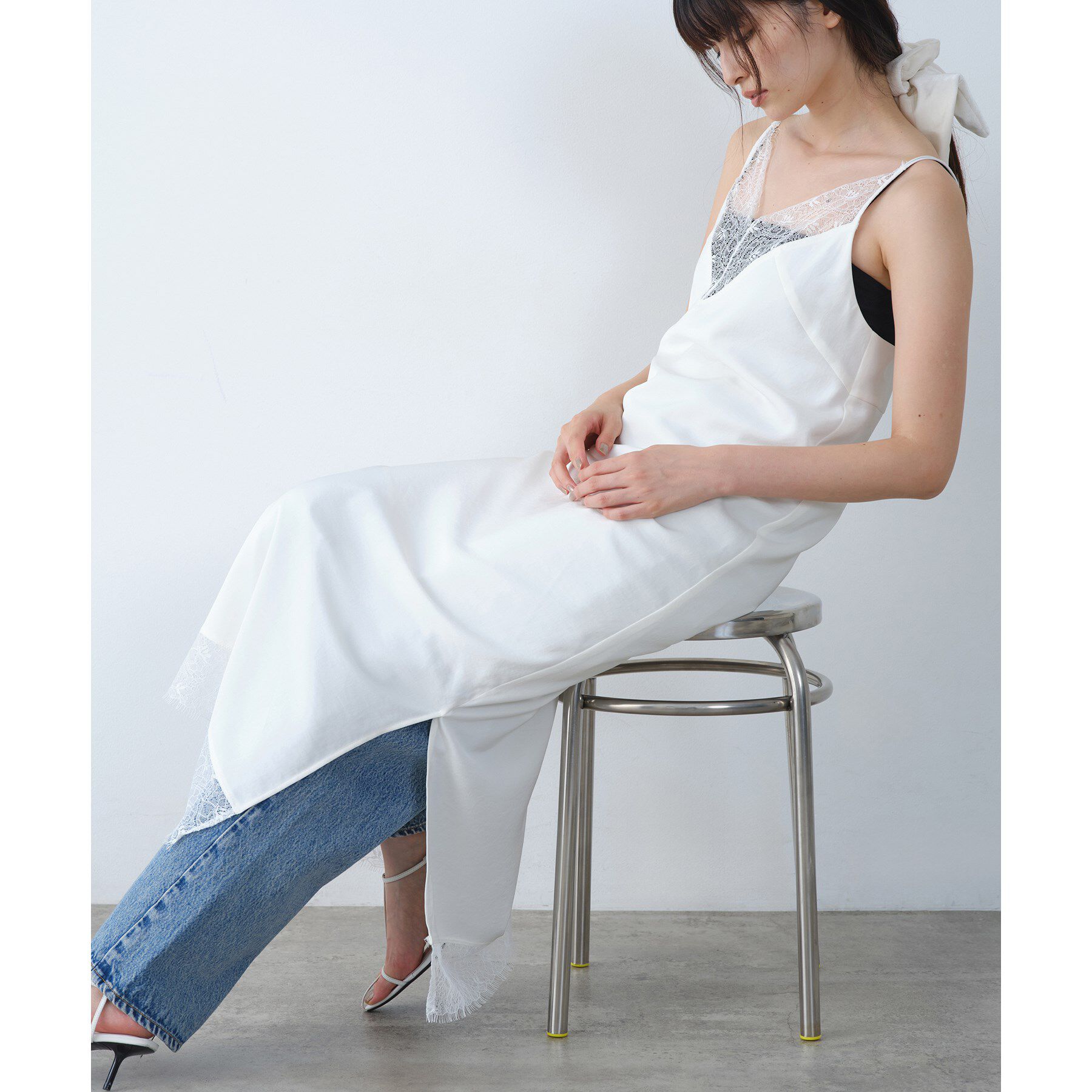 CODE A「vintage like lace dress」|ワンピース|