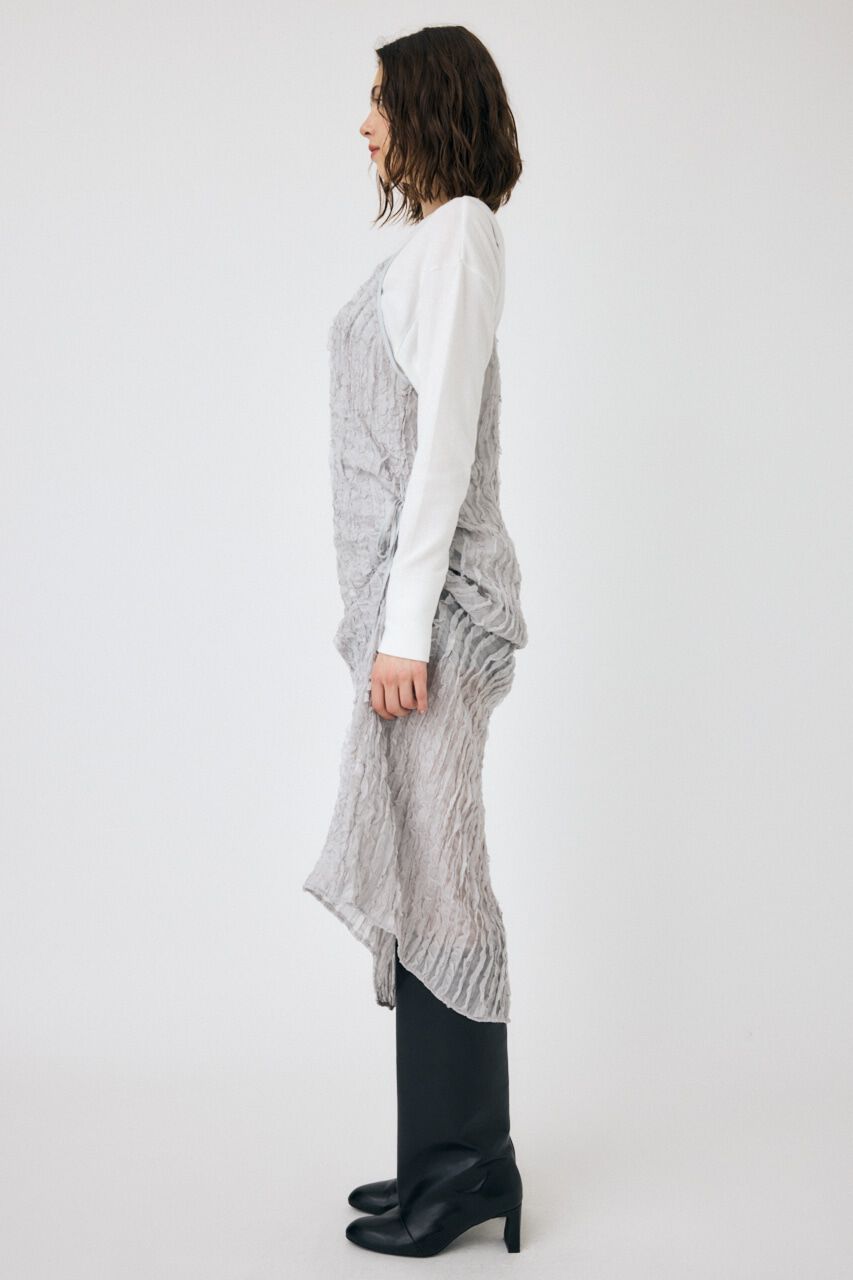 MOUSSY「SHEER FRILL キャミドレス」|ワンピース|