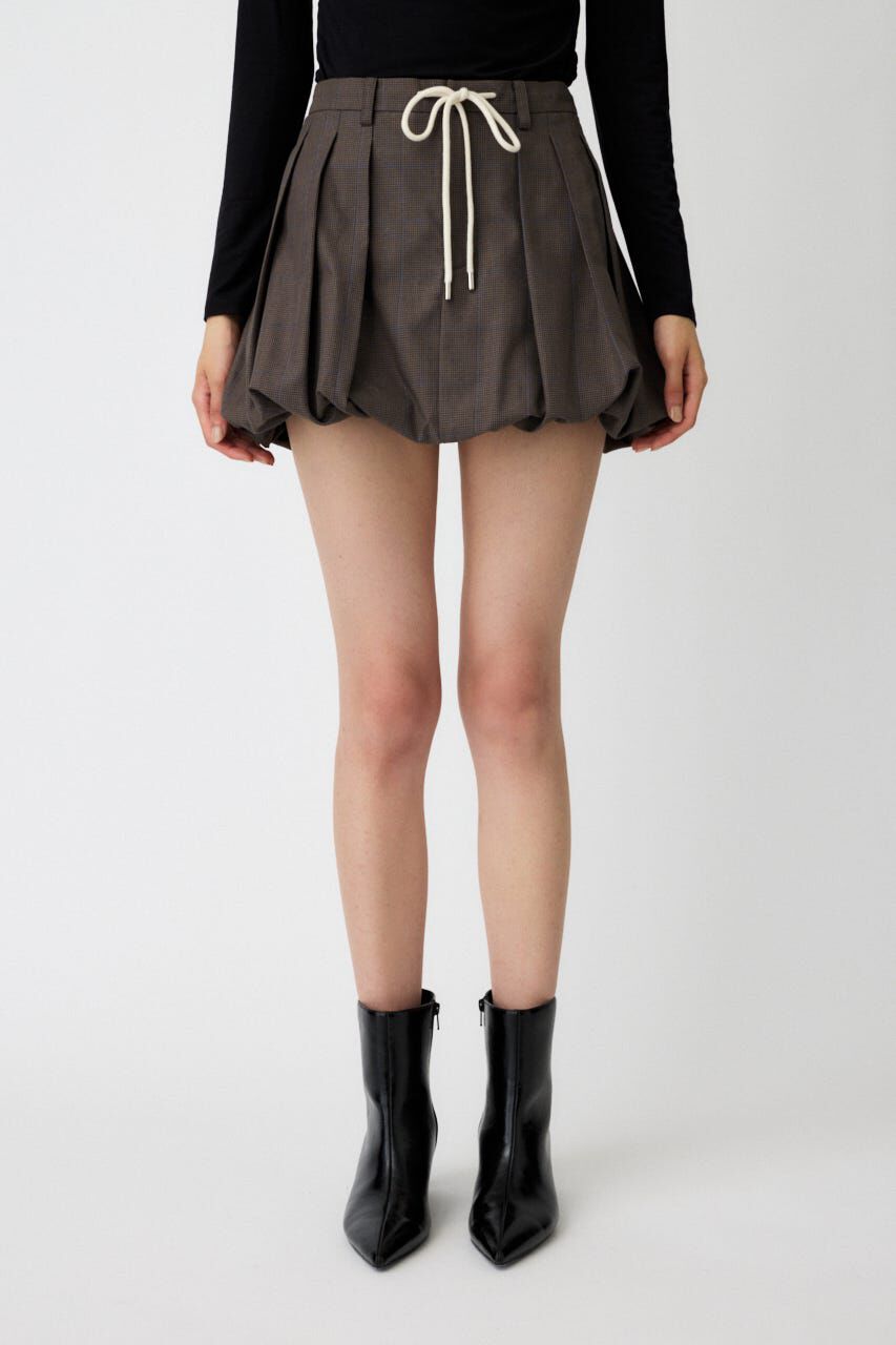 MOUSSY「TUCKED BALLOON MINI スカート」|スカート|