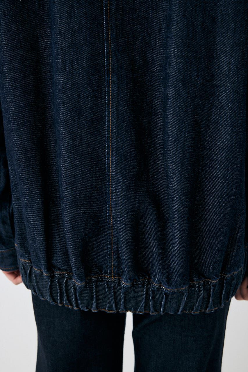 MOUSSY「TENCEL(TM)  DENIM OVER ブルゾン」|デニムジャケット|