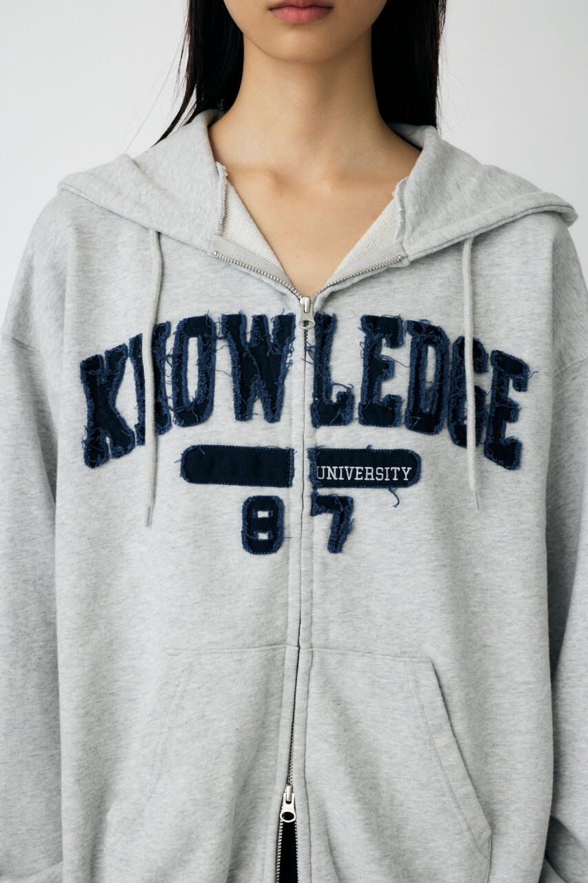 MOUSSY「COLLEGIATE ZIP フーディー」|パーカー|