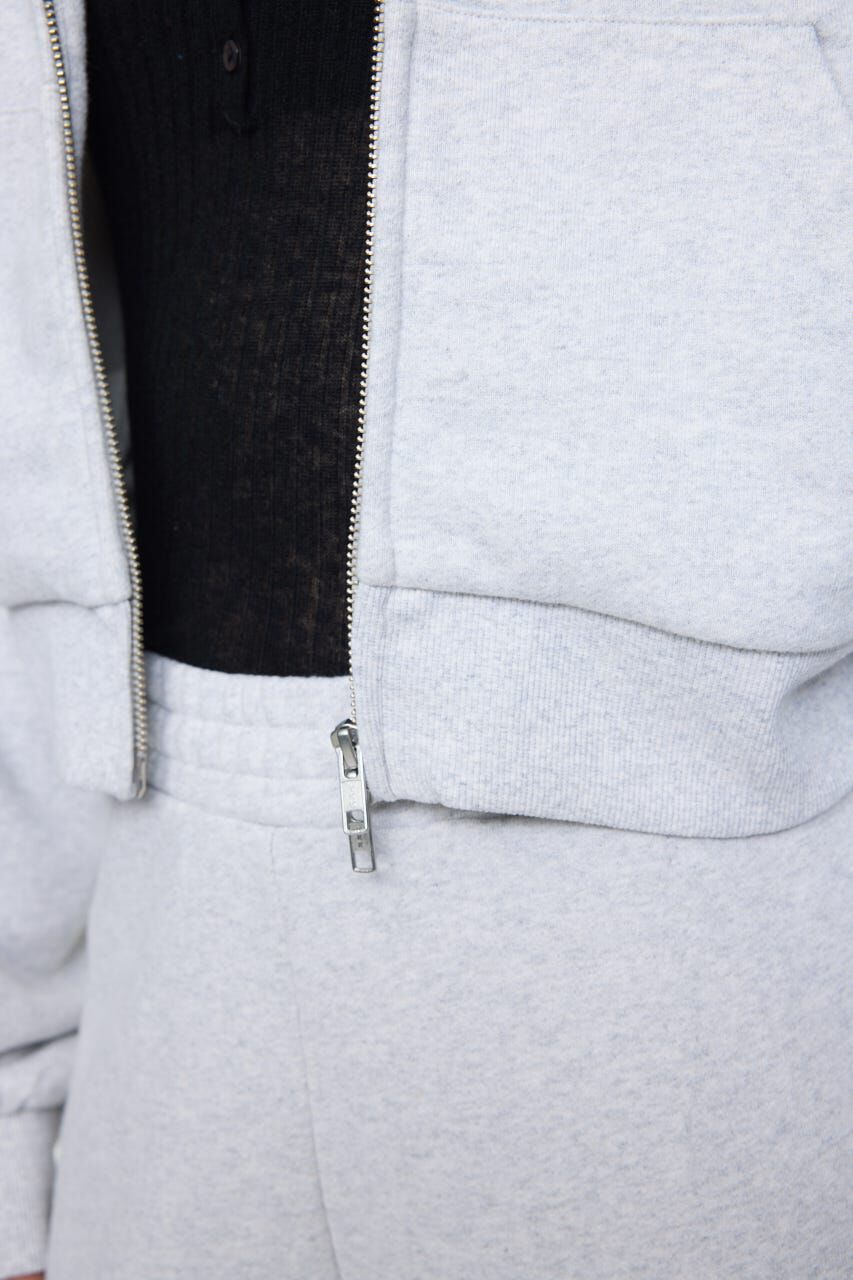 MOUSSY「SHORT ZIP UP フーディ」|パーカー|