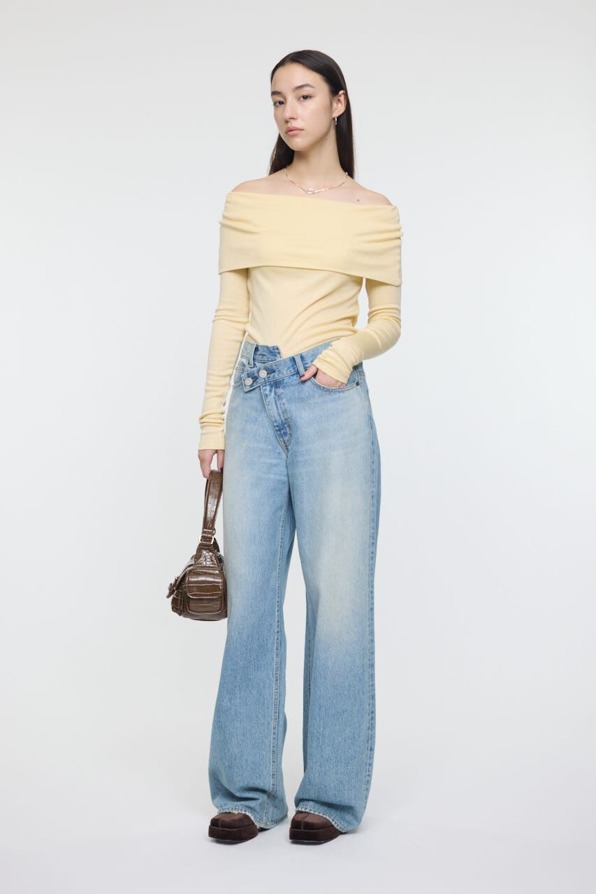 MOUSSY「OFF SHOULDER カットトップス」|その他|