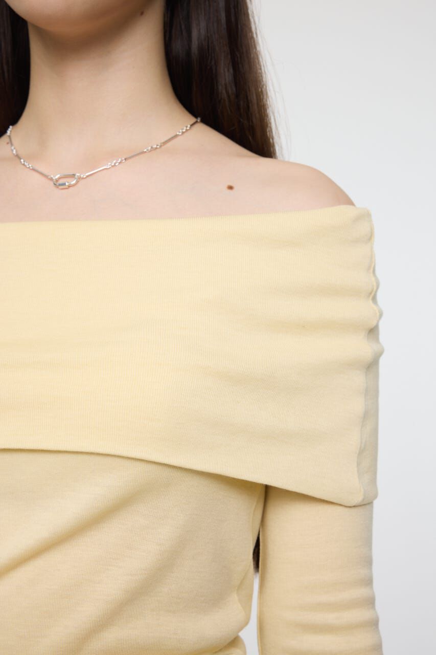 MOUSSY「OFF SHOULDER カットトップス」|その他|