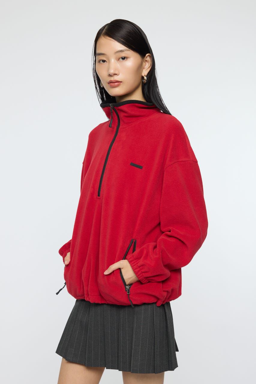 MOUSSY「FLEECE ZIP プルオーバー」|シャツ・ブラウス|