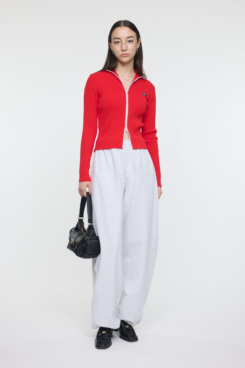 MOUSSY「BI COLOR MIDDLE NECKトップス」|ニット・セーター|