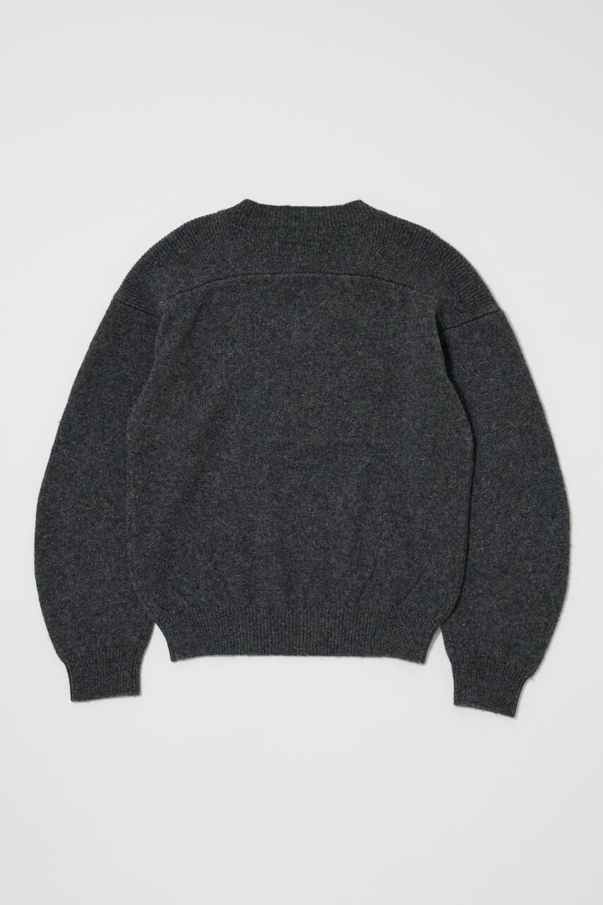 MOUSSY「DOUBLE SHOULDER V/N セーター」|ニット・セーター|