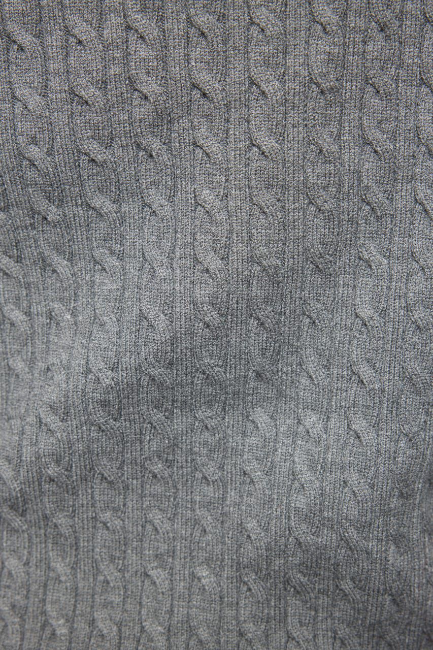 MOUSSY「ASYMMETRY SHOULDER CABLE ニット」|ニット・セーター|