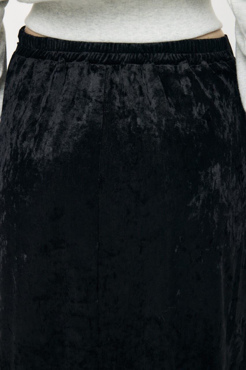 MOUSSY「LACE TRIM VELVET スカート」|スカート|