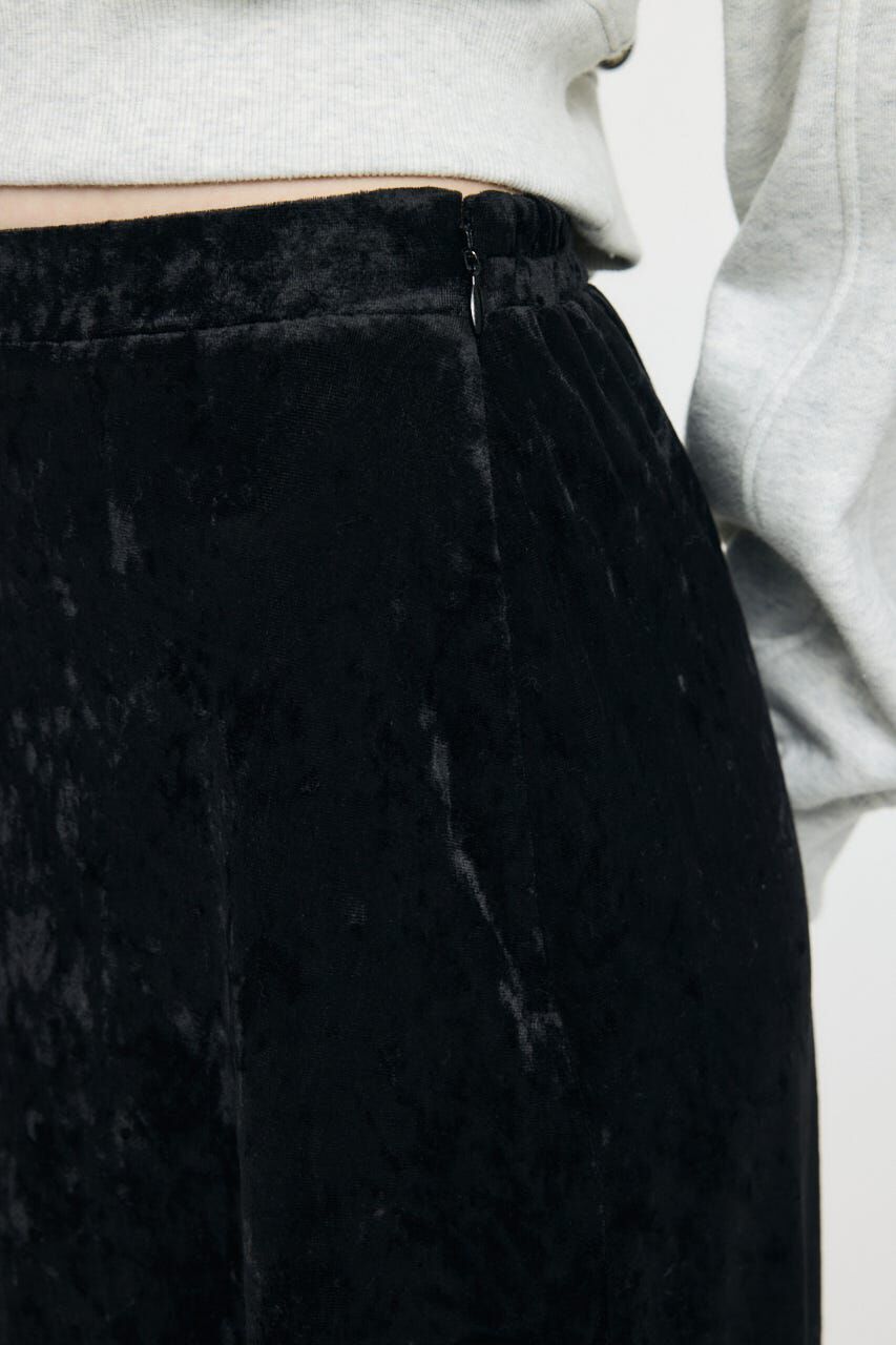 MOUSSY「LACE TRIM VELVET スカート」|スカート|