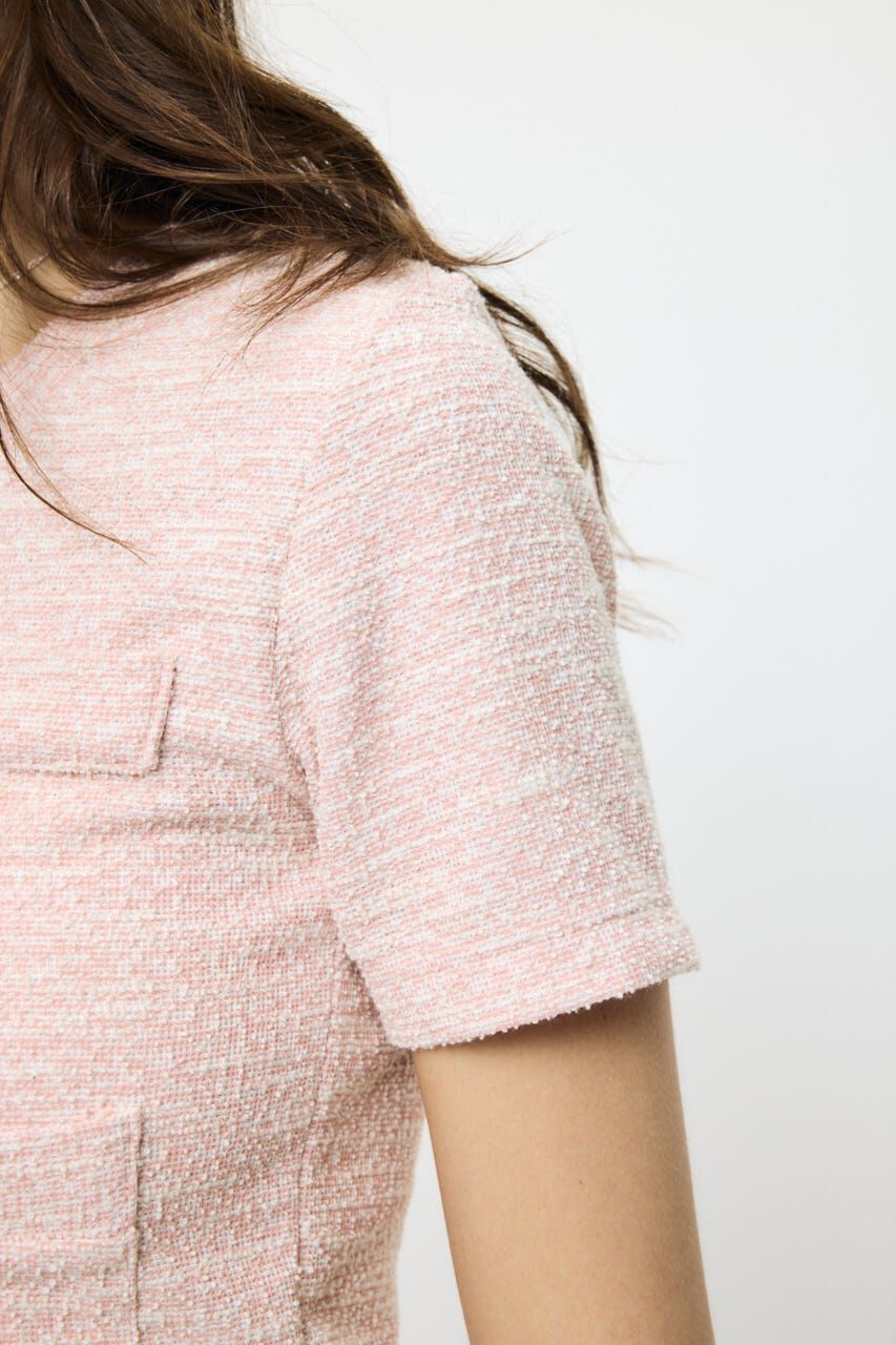 MOUSSY「TWEED CRUSH トップス」|Tシャツ・カットソー|