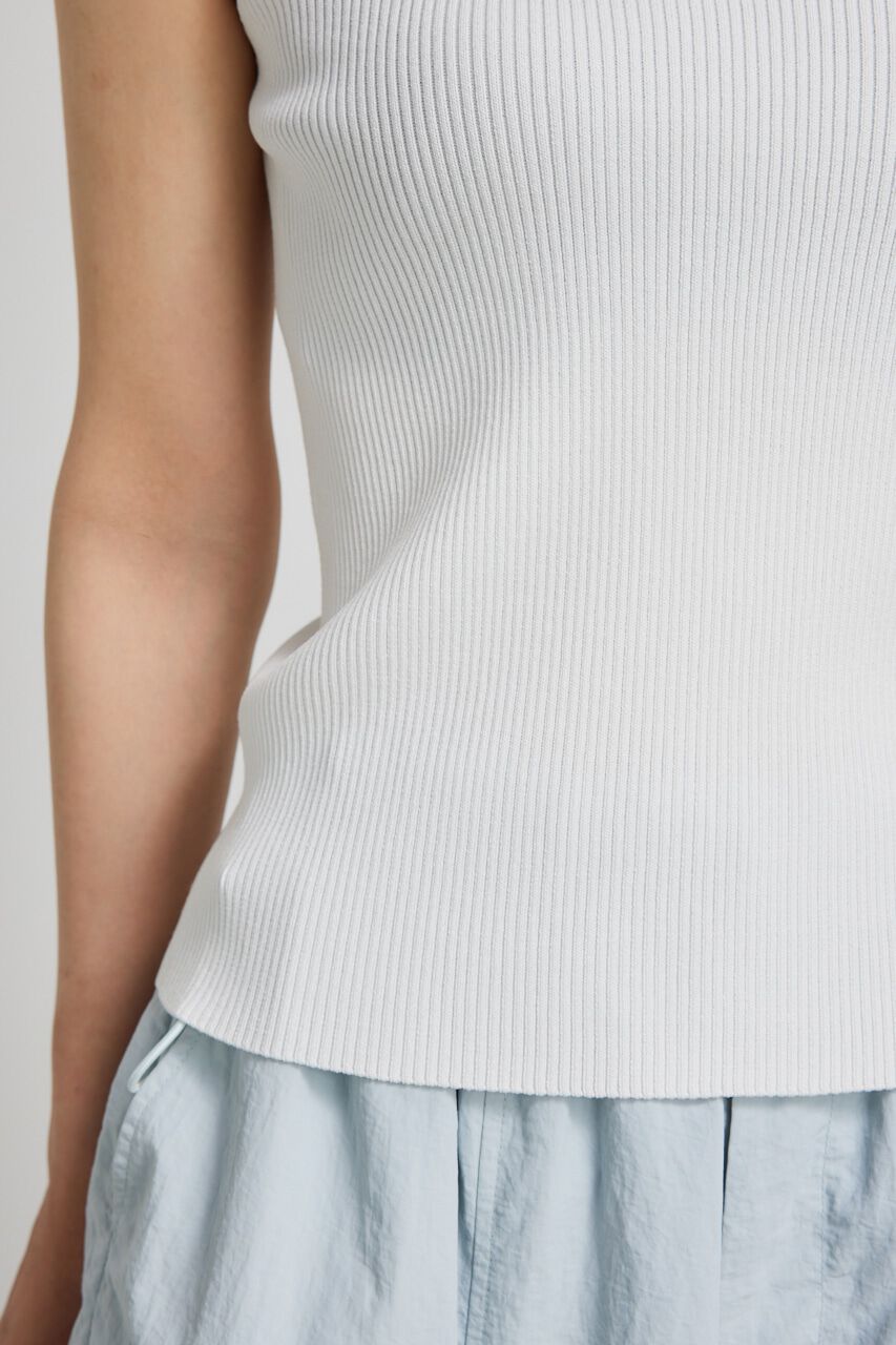 rienda「2WAYチェーンネックアメスリニットトップス」|タンクトップ|