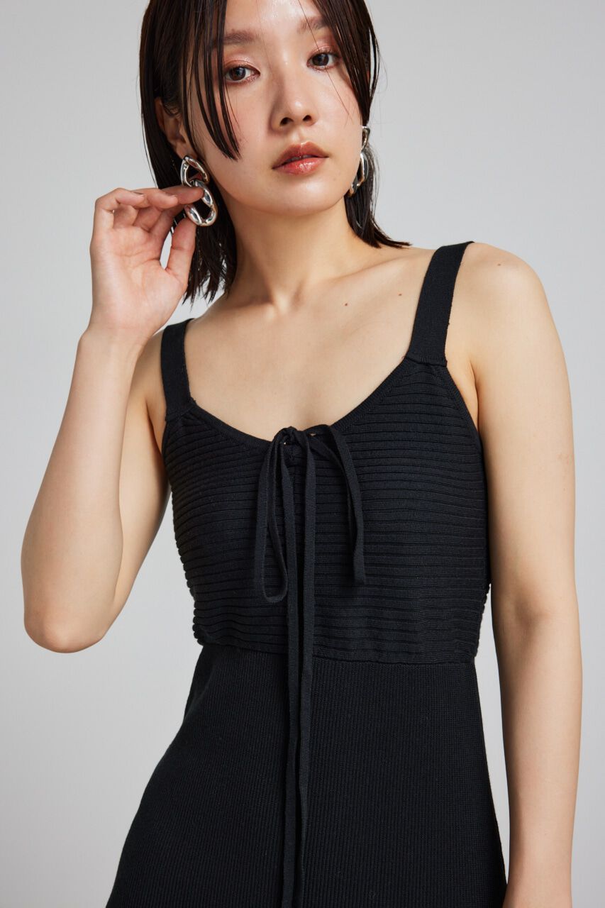 rienda「バストギャザーホルターマーメイドワンピース」|ワンピース|