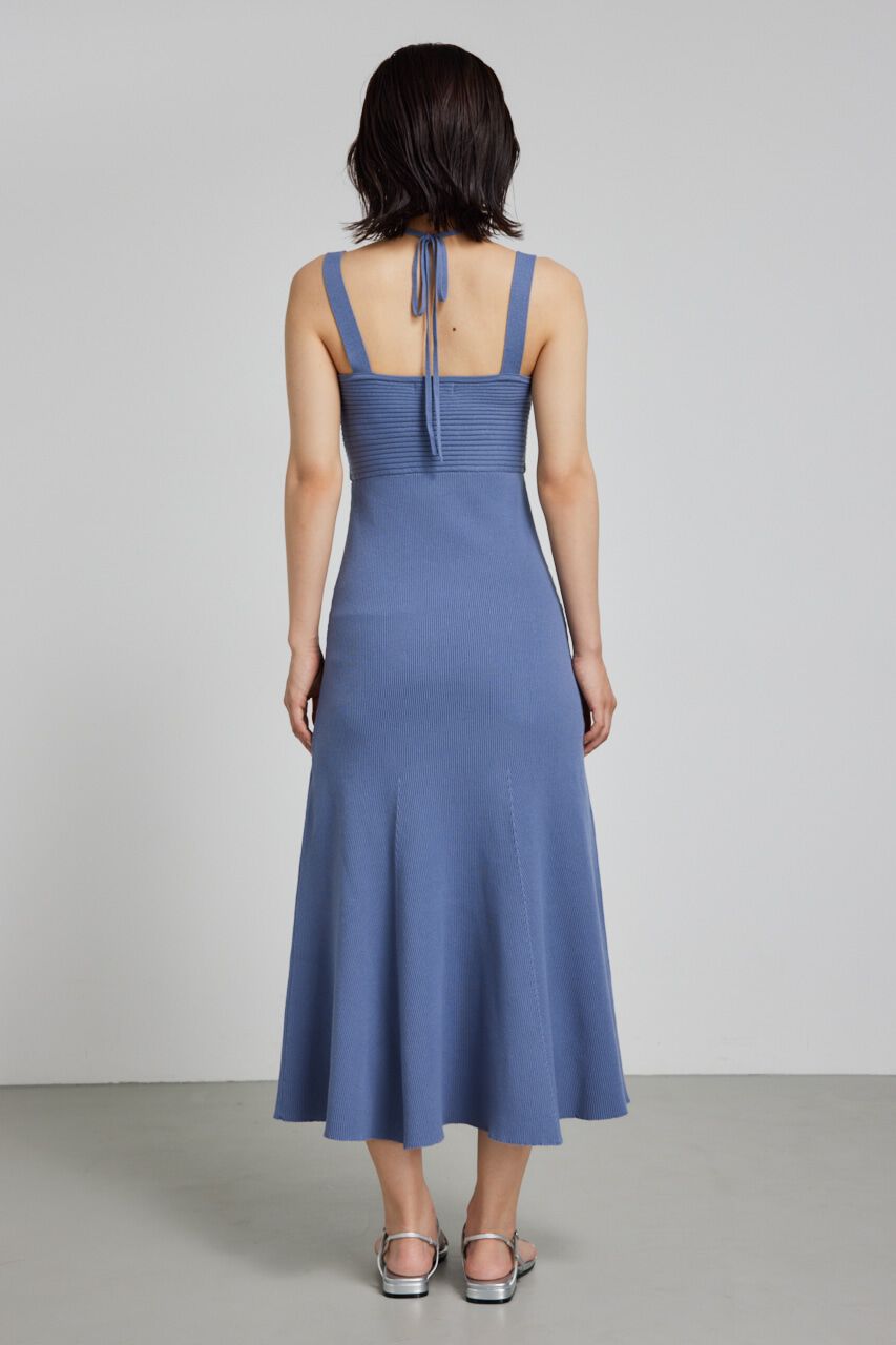 rienda「バストギャザーホルターマーメイドワンピース」|ワンピース|