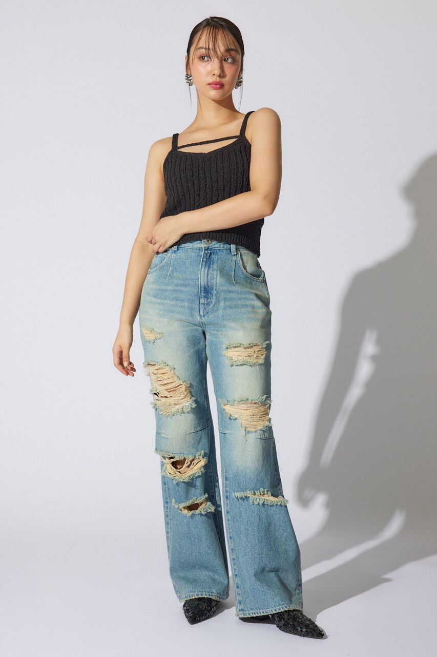 rienda「ニットビスチェ」|キャミソール|