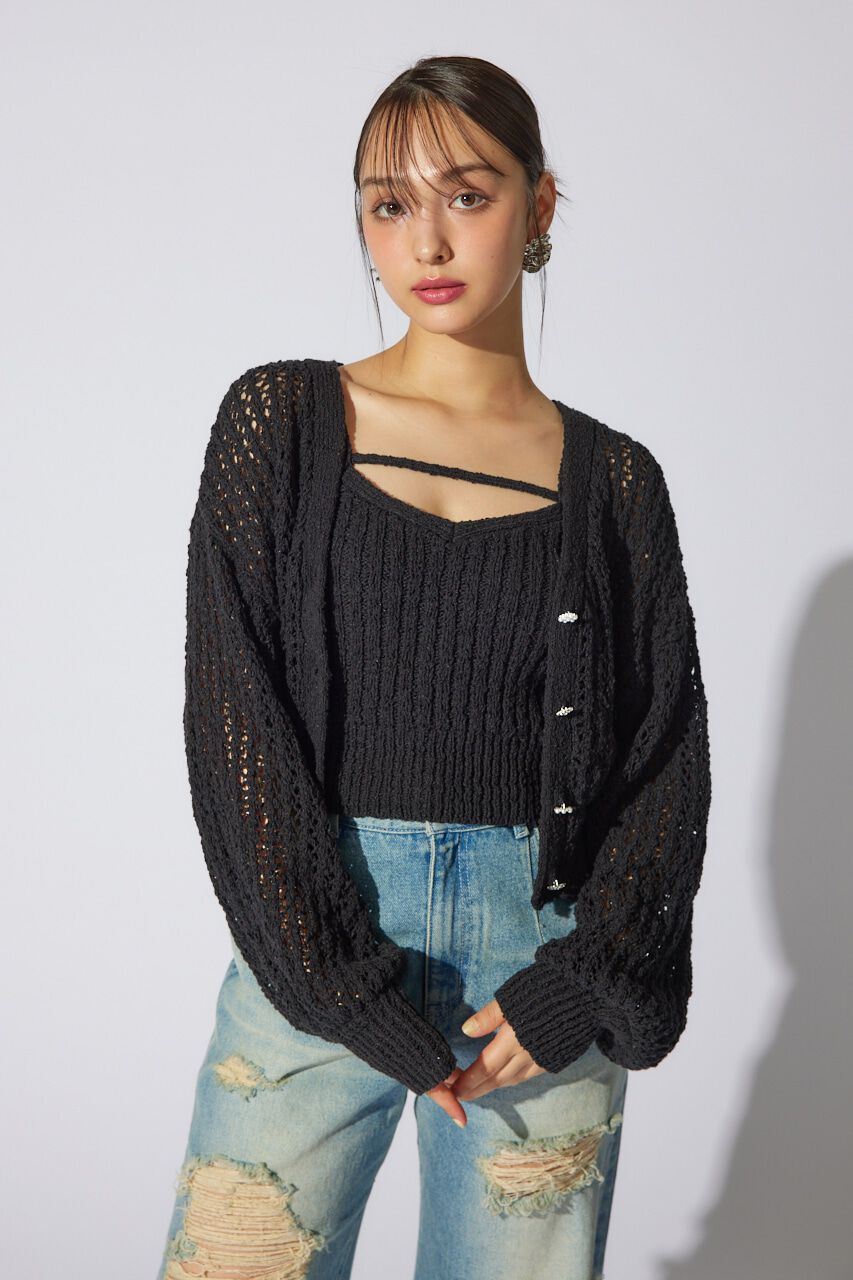 rienda「ニットビスチェ」|キャミソール|