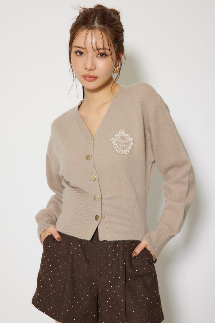 rienda「トラッドカーディガン」|ニット・セーター|BEG