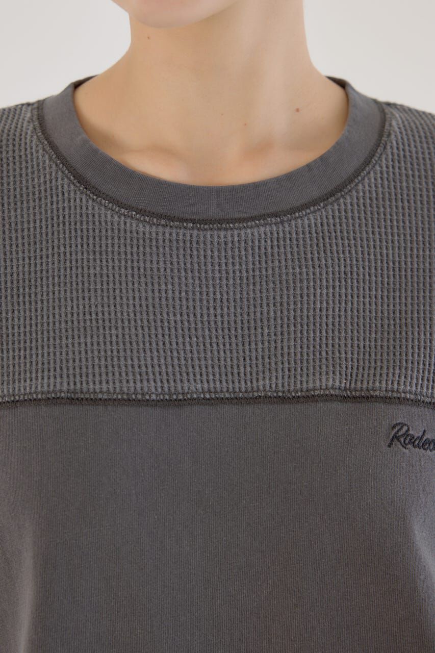 RODEO CROWNS「ワッフルコンビカットトップス」|Tシャツ・カットソー|
