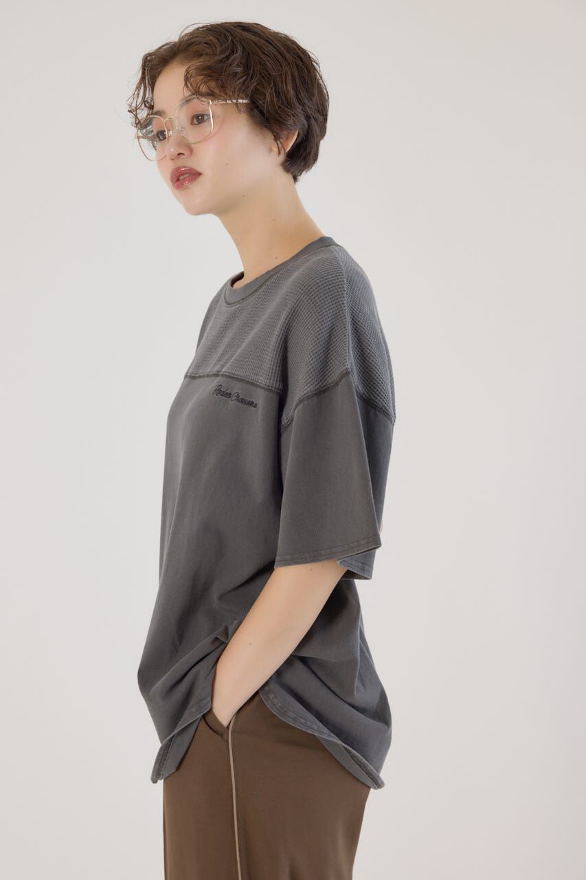 RODEO CROWNS「ワッフルコンビカットトップス」|Tシャツ・カットソー|