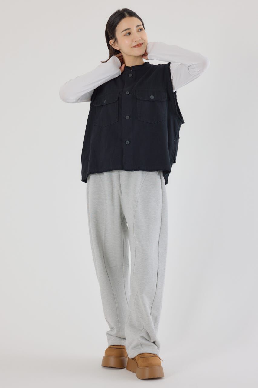 RODEO CROWNS「バックフリルベスト」|ダウンベスト・ベスト|