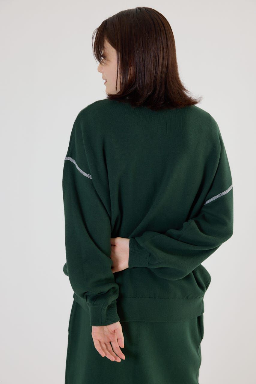 RODEO CROWNS「スウェットライク Vネックトップス」|ニット・セーター|