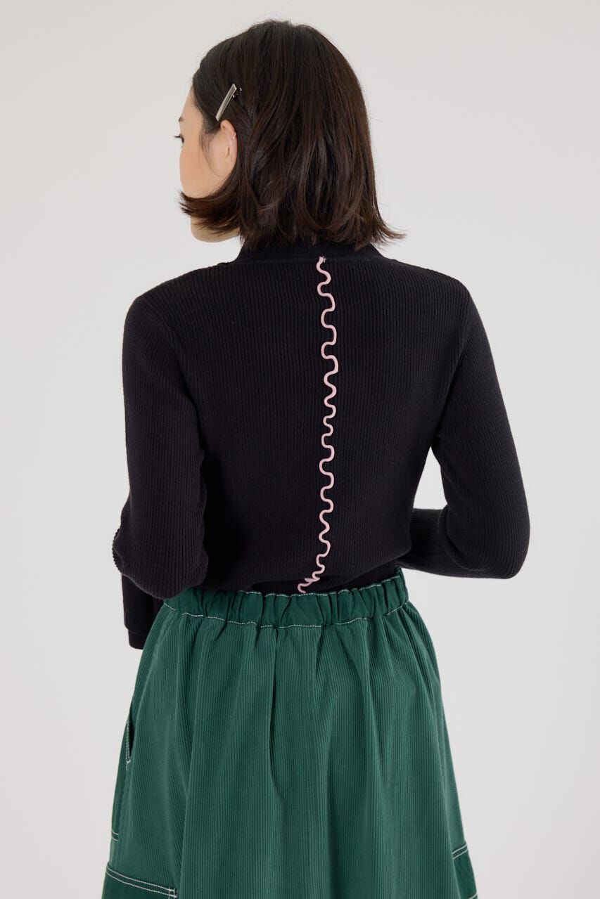 RODEO CROWNS「フリルリブニットトップス」|ニット・セーター|