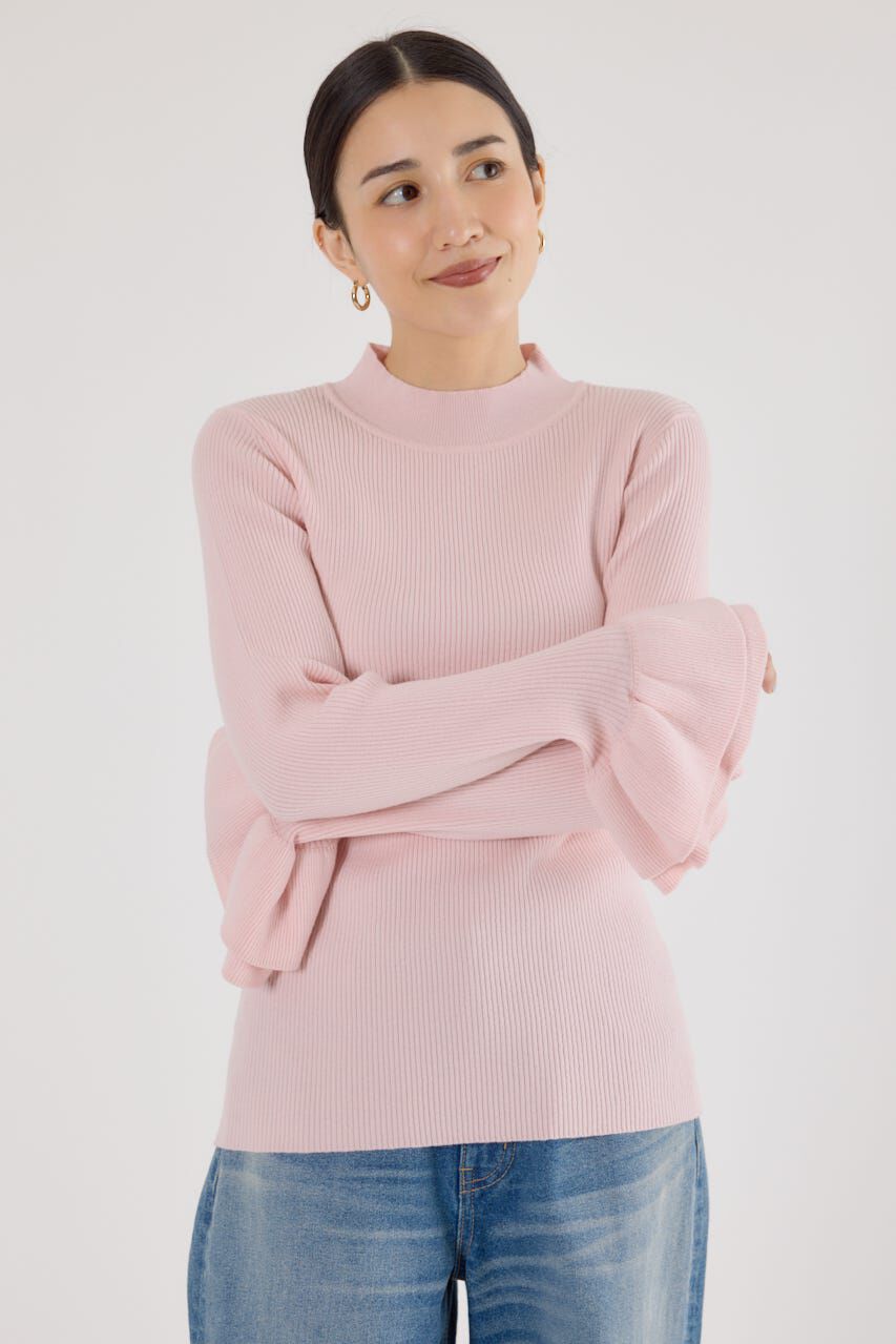 RODEO CROWNS「フリルリブニットトップス」|ニット・セーター|