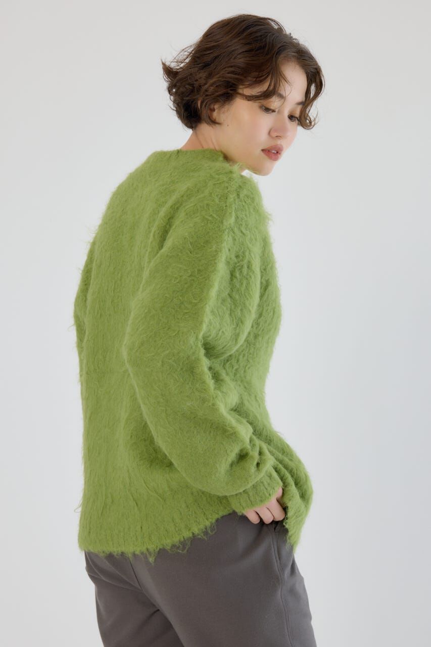 RODEO CROWNS「2WAY Fluffyシャギーニットカーディガン」|カーディガン|