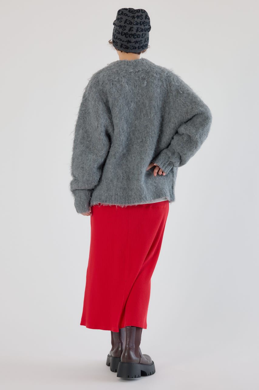 RODEO CROWNS「2WAY Fluffyシャギーニットカーディガン」|カーディガン|