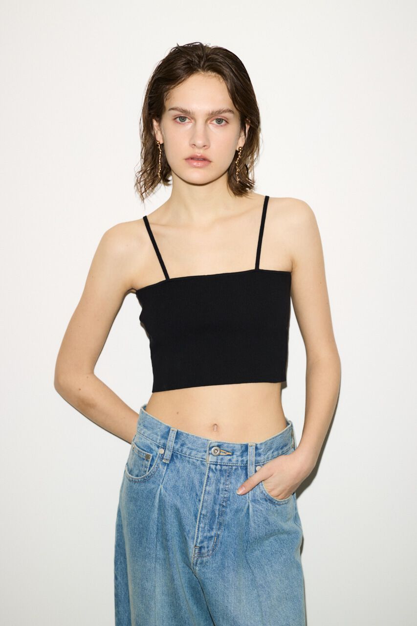 SLY「CROP 2WAY HG キャミソール」|キャミソール|BLK