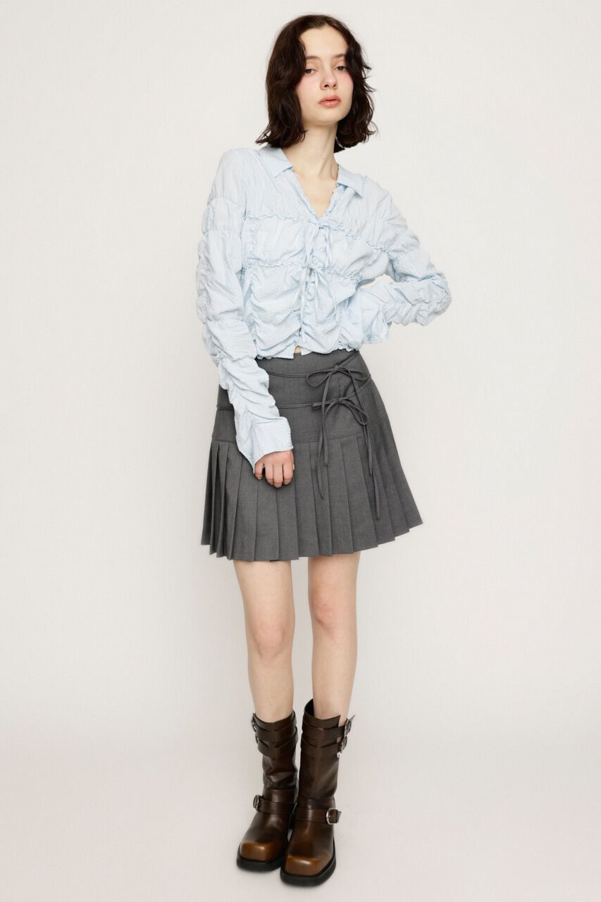 SLY「DOUBLE RIBBON PLEATS スカート」|スカート|