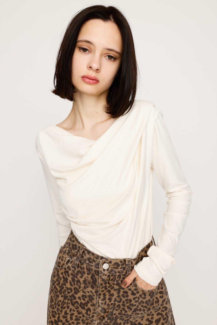 SLY「OFF SHOULDER CUT トップス」|Tシャツ・カットソー|IVOY3