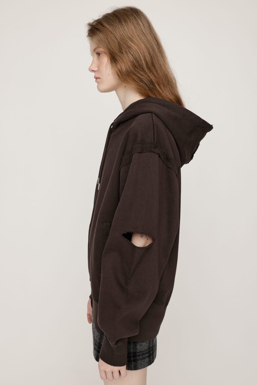 SLY「SLIT ZIP SW パーカー」|パーカー|