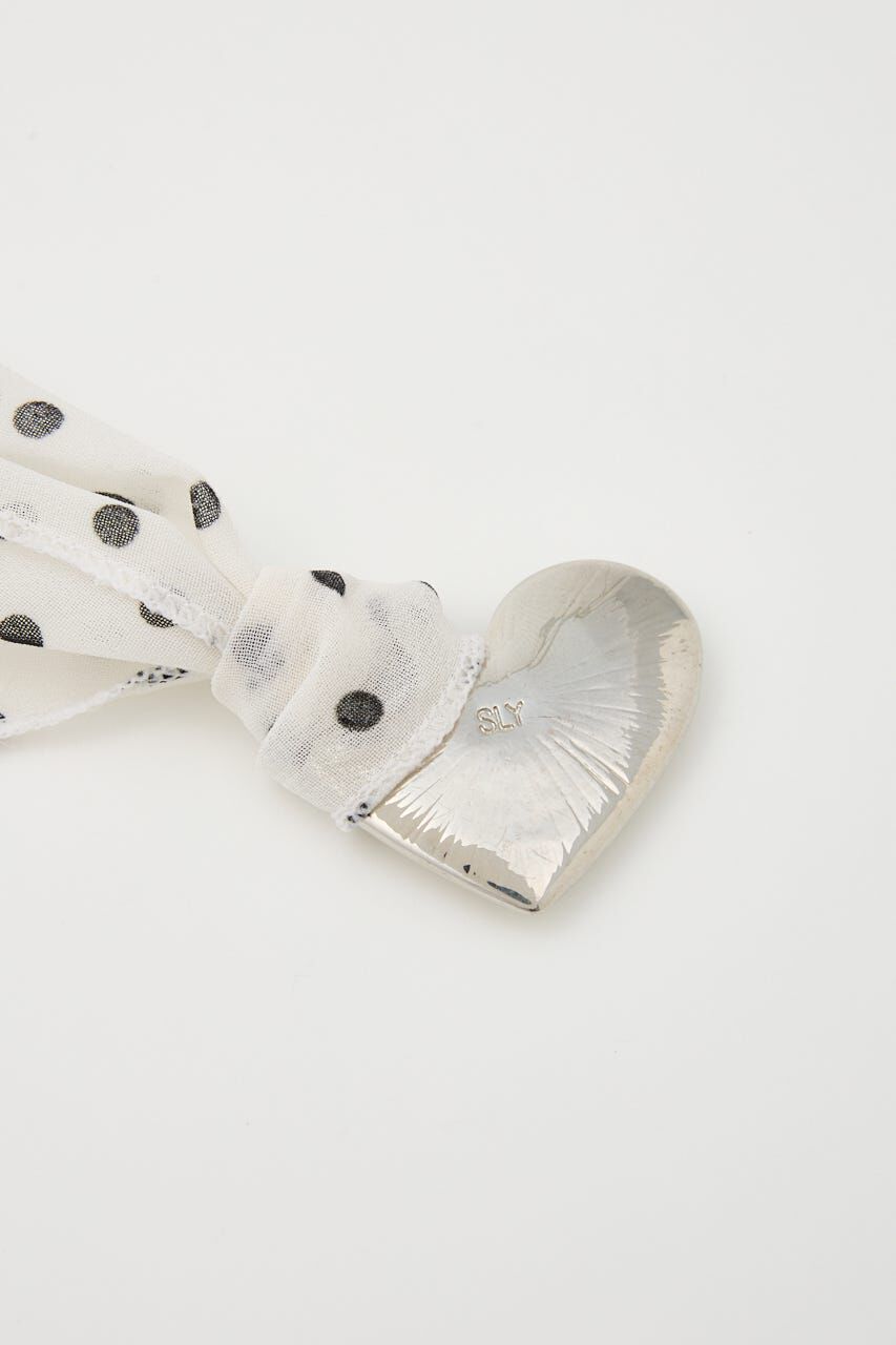 SLY「RHINESTONE HEART チョーカー」|ネックレス|