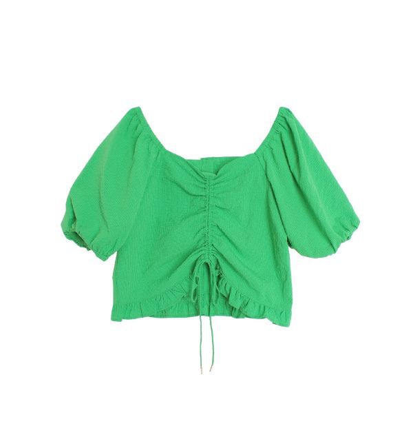 CALNAMUR「2WAY GATHER BL/2WAYギャザーブラウス」|シャツ・ブラウス|