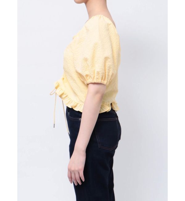 CALNAMUR「2WAY GATHER BL/2WAYギャザーブラウス」|シャツ・ブラウス|