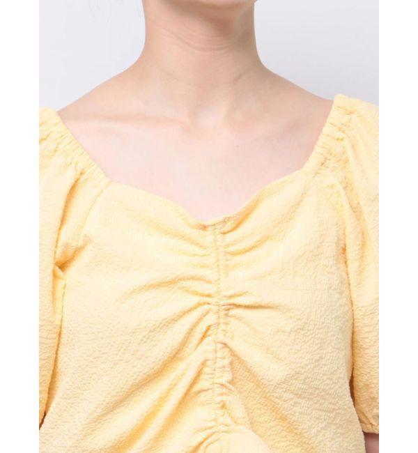 CALNAMUR「2WAY GATHER BL/2WAYギャザーブラウス」|シャツ・ブラウス|