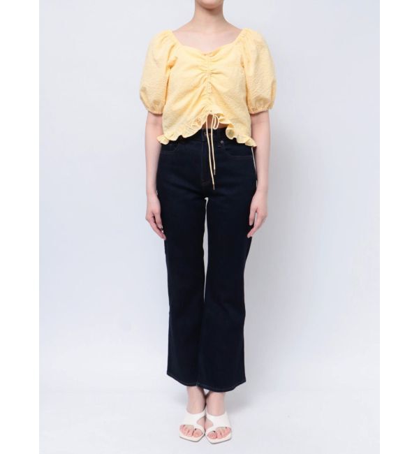 CALNAMUR「2WAY GATHER BL/2WAYギャザーブラウス」|シャツ・ブラウス|