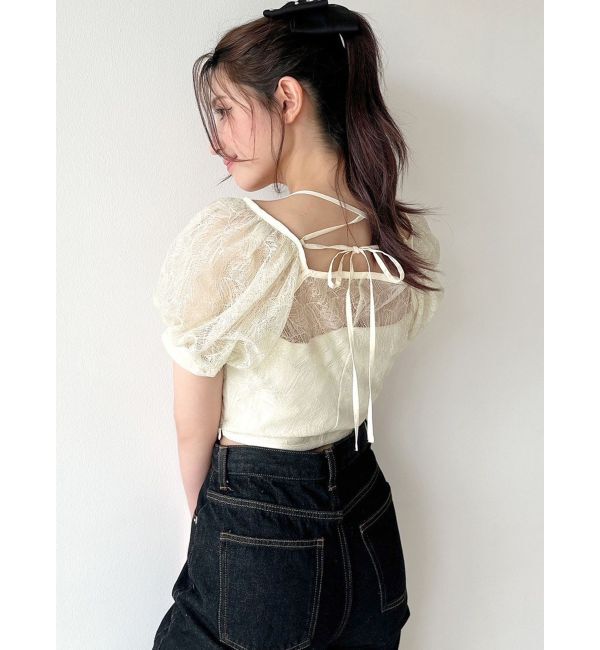 RESEXXY「スパンコールレースブラウス」|シャツ・ブラウス|