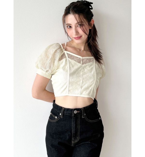 RESEXXY「スパンコールレースブラウス」|シャツ・ブラウス|