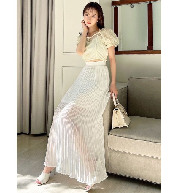 RESEXXY「スパンコールレースブラウス」|シャツ・ブラウス|