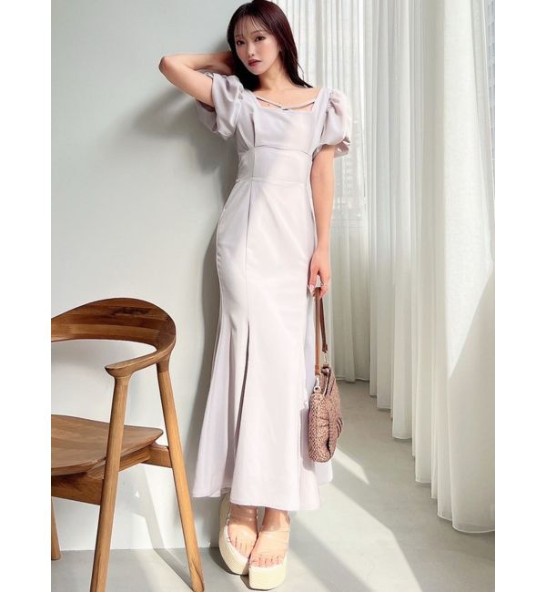 RESEXXY「バブルスリーブマーメイドワンピース」|ワンピース|