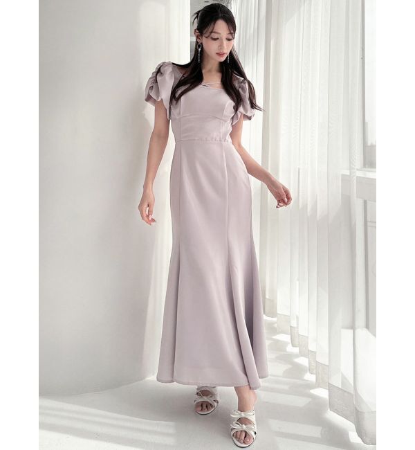 RESEXXY「バブルスリーブマーメイドワンピース」|ワンピース|